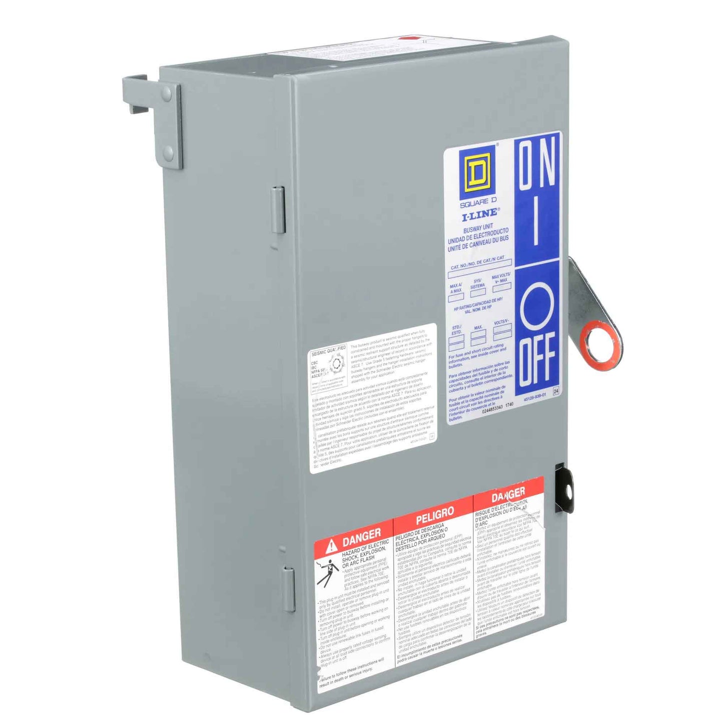 Square D PQ3206G Bus Plug | 60A 240V 3P 200kA I-Line