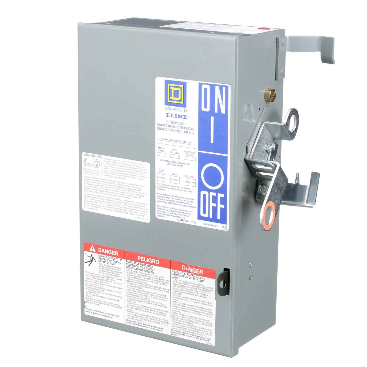 Square D PQ3206G Bus Plug | 60A 240V 3P 200kA I-Line