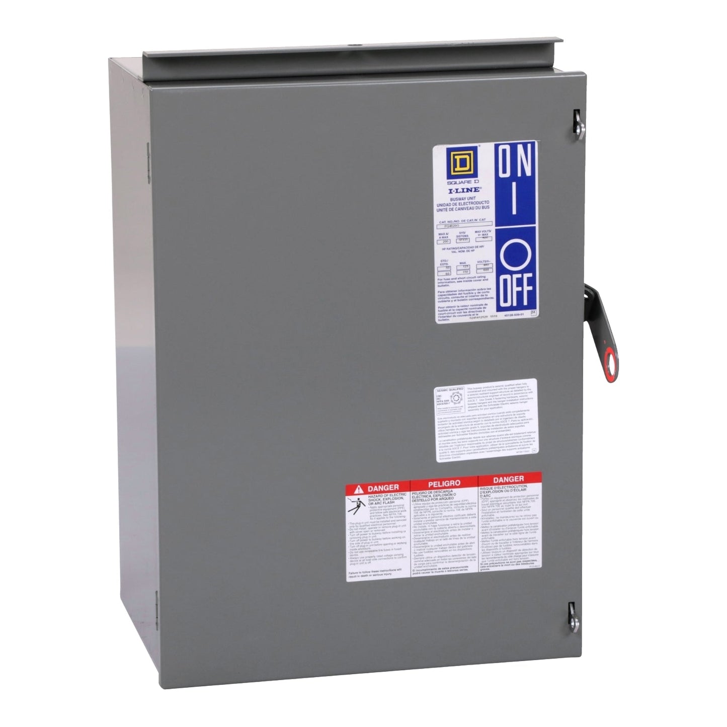 Square D PQ4620G 200 Amp Fusible  Bus Plug - Essential Electric Supply