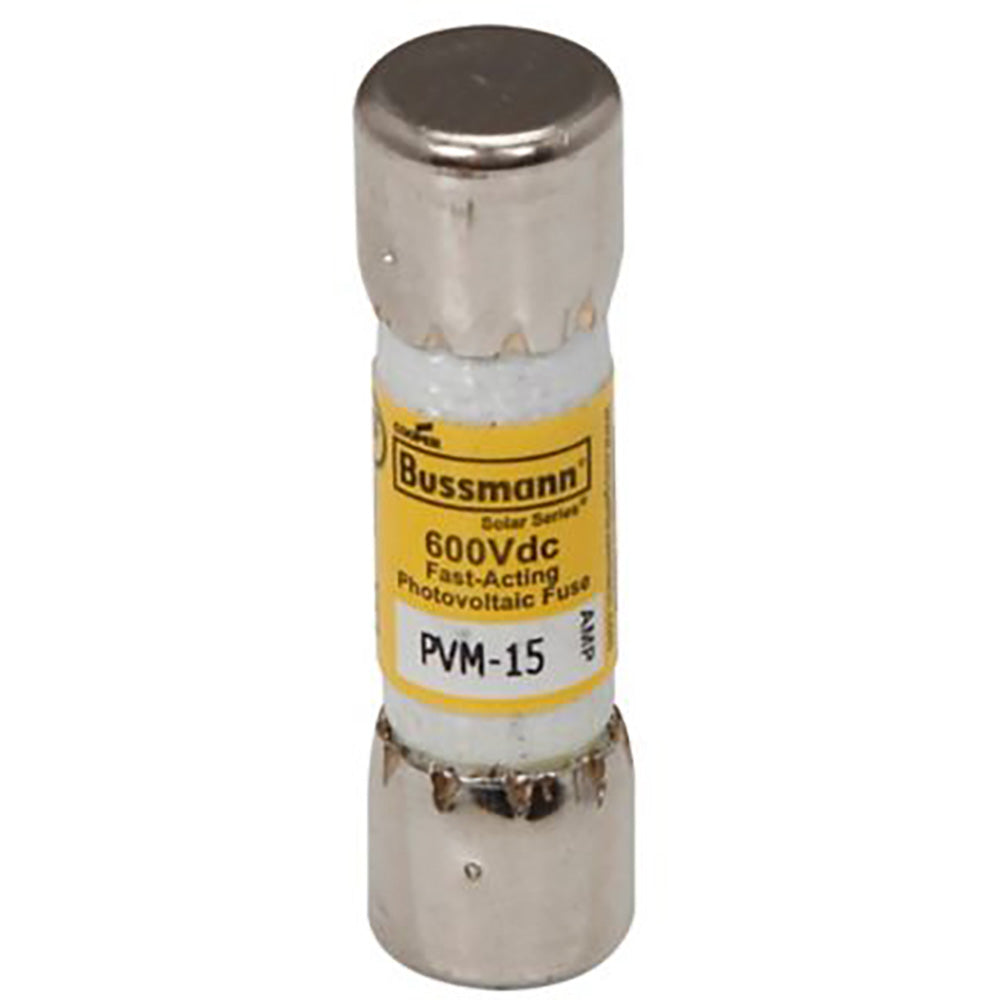 Bussmann PVM-15 Low Voltage Fuse 600V 15A 50kA@600VDC PVM Series
