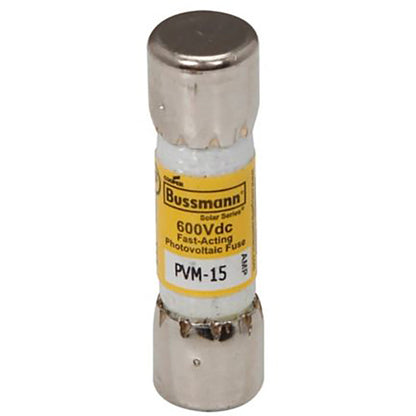 Bussmann PVM-15 Low Voltage Fuse 600V 15A 50kA@600VDC PVM Series