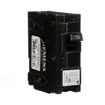 Siemens Q110 Circuit Breaker | 120V 10A 1P 10kA@120V Plug-In Q Series