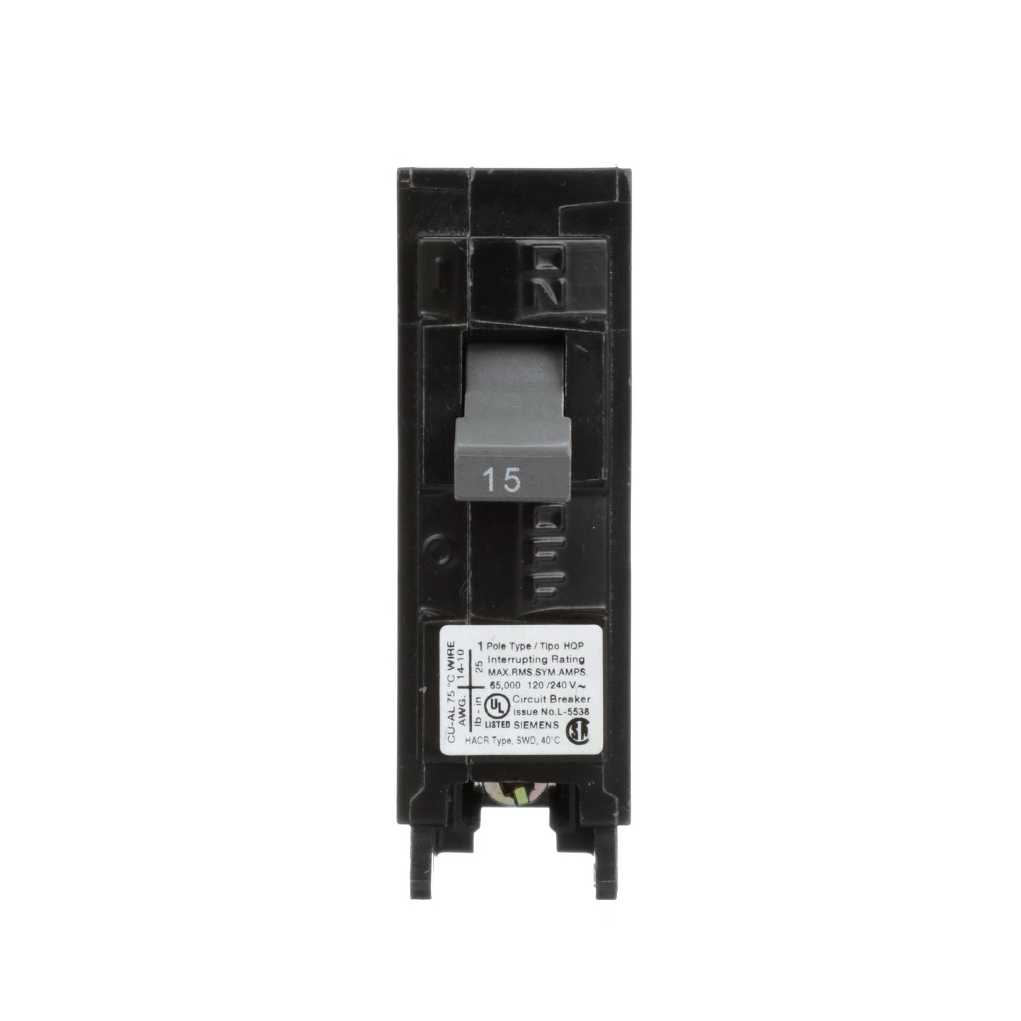 Siemens Q115HH Circuit Breaker | Q Series HQP 120V 15A
