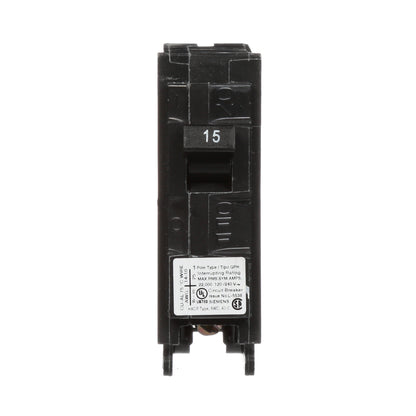 Siemens Q115H Circuit Breaker | 120V 15A 1P 22kA@120V Plug-In Q Series
