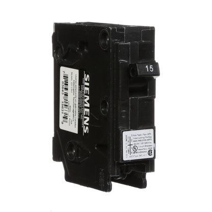 Siemens Q115H Circuit Breaker | 120V 15A 1P 22kA@120V Plug-In Q Series