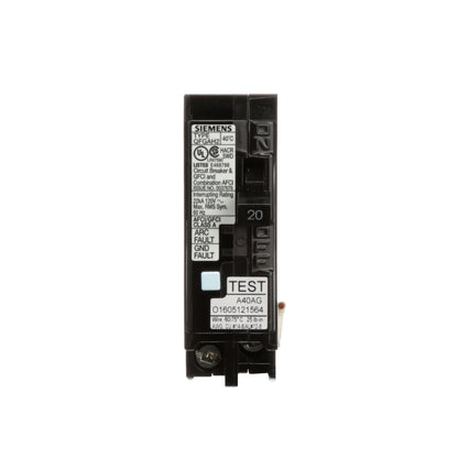 Siemens Q120DFH Circuit Breaker | Q Series QFGAH2 120V 20A