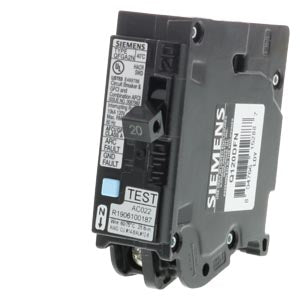 Siemens Q120DFN Circuit Breaker | 120/240V 20A 1P 10kA@120V Plug-In Q Series