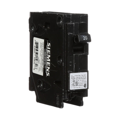 Siemens Q120H Circuit Breaker | 120V 20A 1P 22kA@120V Plug-In Q Series
