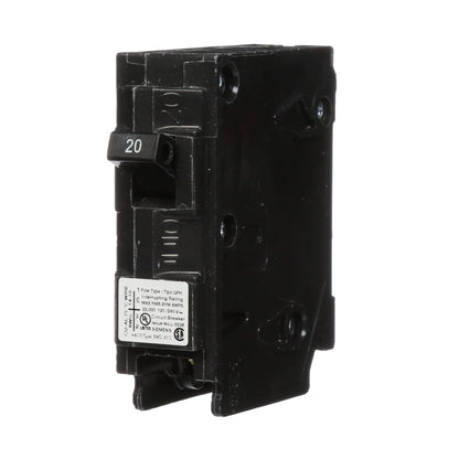 Siemens Q120H Circuit Breaker | 120V 20A 1P 22kA@120V Plug-In Q Series