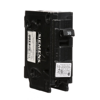 Siemens Q130H Circuit Breaker | 120V 30A 1P 22kA@120V Plug-In Q Series