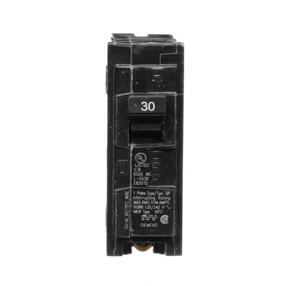 Siemens Q130 Circuit Breaker | 120V 30A 1P 10kA@120V Plug-In Q Series