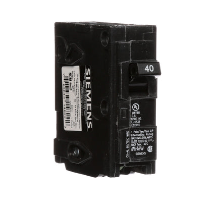 Siemens Q140 Circuit Breaker | 120VAC 40A 1P 10kA@120V Q Series