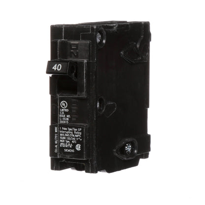 Siemens Q140 Circuit Breaker | 120VAC 40A 1P 10kA@120V Q Series