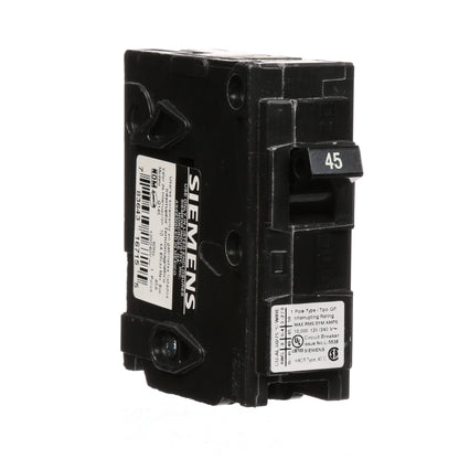 Siemens Q145 Circuit Breaker | 120V 45A 1 Pole 10kA@120V Plug-In Q Series