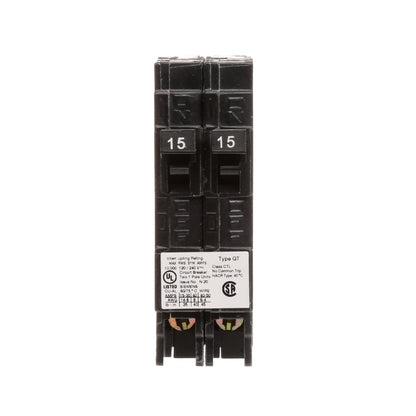 Siemens Q1515 Circuit Breaker | 120V 15A 1P 10kA@240V Plug-In Q Series