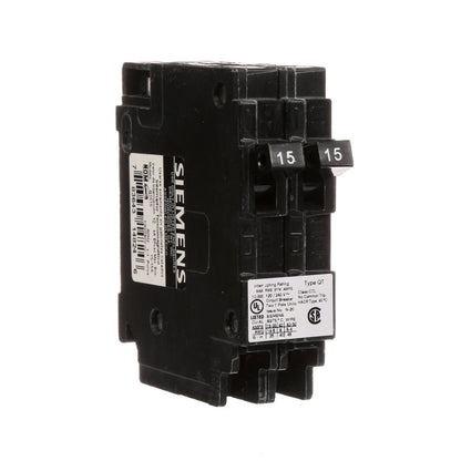 Siemens Q1515 Circuit Breaker | 120V 15A 1P 10kA@240V Plug-In Q Series