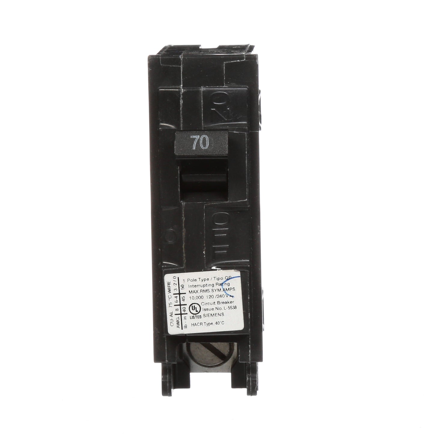 Siemens Q170 Circuit Breaker | Q Series QP 120V 70A