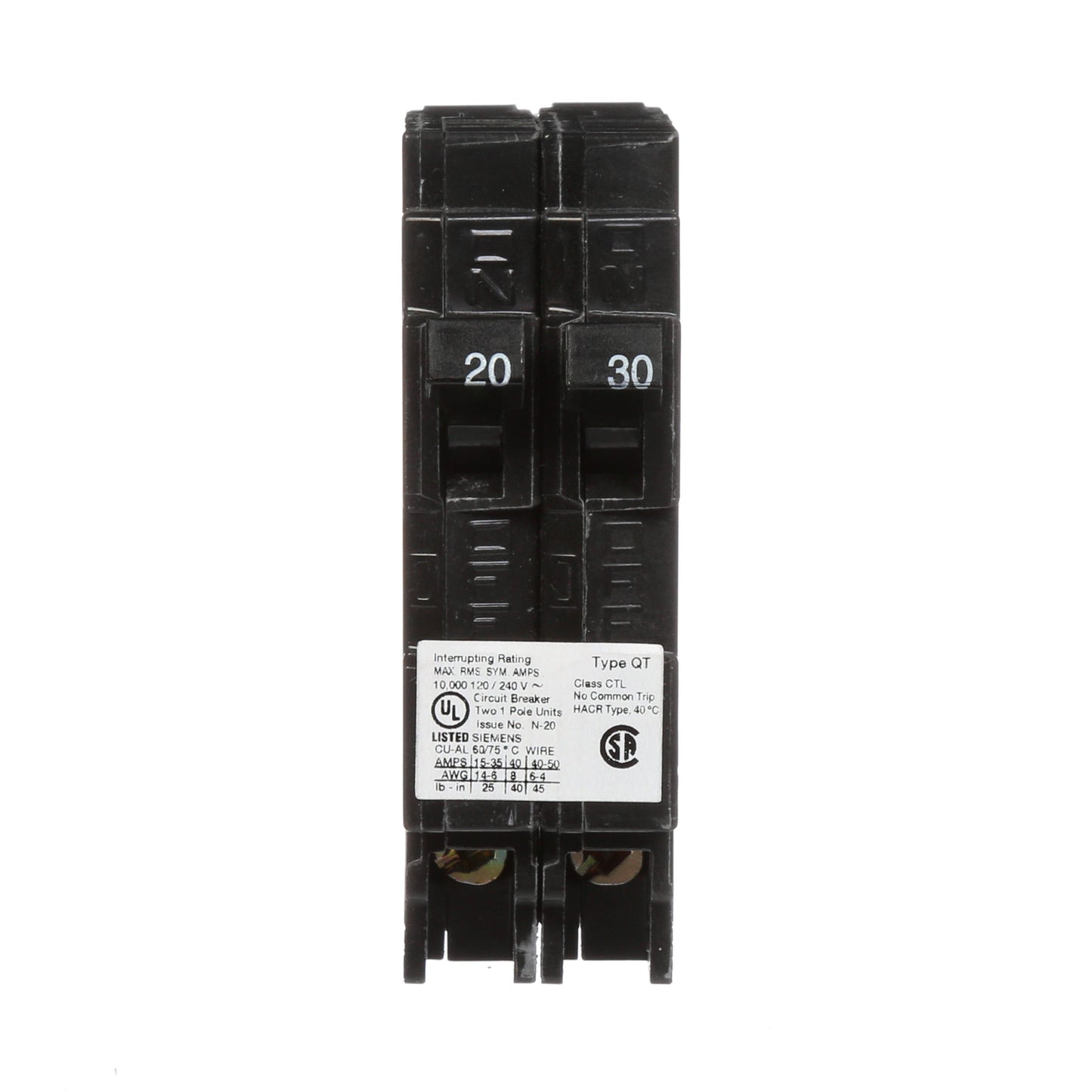 Siemens Q2030 Circuit Breaker | Q Series QT 240V 30A