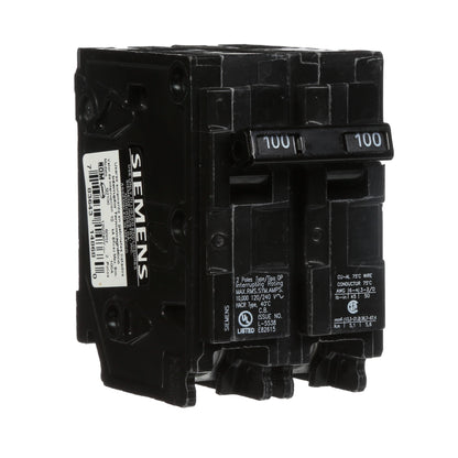 Siemens Q2100 Circuit Breaker | 120/240VAC 100A 2P 10kA@240V Q Series