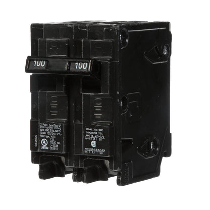 Siemens Q2100 Circuit Breaker | 120/240VAC 100A 2P 10kA@240V Q Series