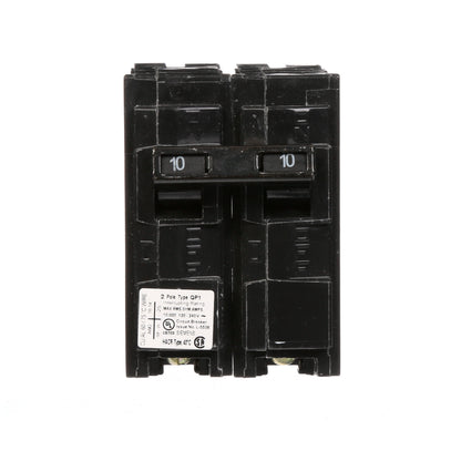 Siemens Q210 Circuit Breaker | 240V 10A 2P Plug-In 10kA@240V Q Series