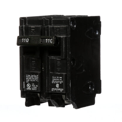 Siemens Q2110 Circuit Breaker | 240V 110A 2 Pole 10kA@240V Plug-In Q Series