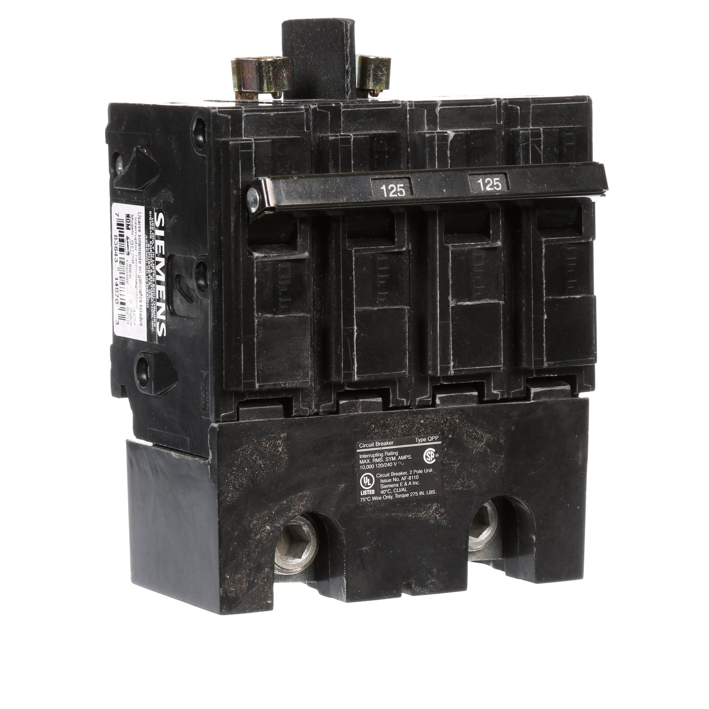 Siemens Q2125B Circuit Breaker | Q Series QPP 240V 125A