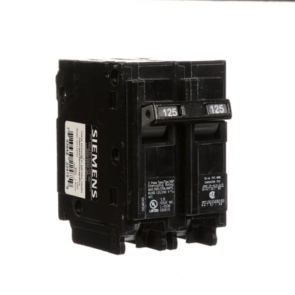 Siemens Q2125HH Circuit Breaker | 240V 125A 2P 65kA@240V Plug-In Q Series