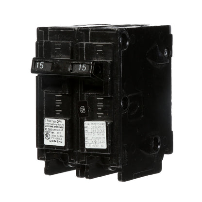 Q215 - SIemens Plug-In 15 Amp 2 Pole Circuit Breaker - Essential Electric Supply