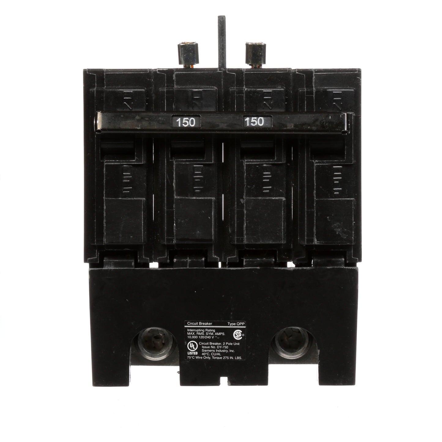 Siemens Q2150B Circuit Breaker | 240V 150A 2 Pole 10kA@240V Plug-In Q Series