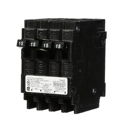 Siemens Q21515CT Circuit Breaker | 240V 15A 2P Plug-In 10kA@240V Q Series