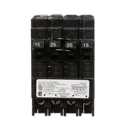 Siemens Q21525CT Circuit Breaker | 240V 25A 2P 10kA@240V Plug-In Q Series