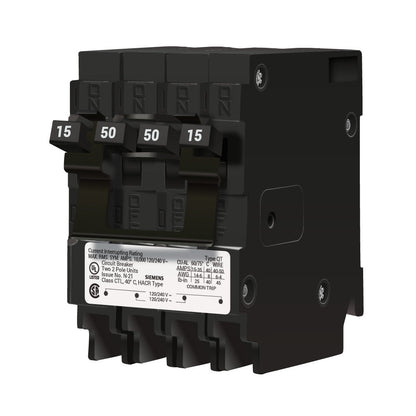 Siemens Q21550CT2 Circuit Breaker | 240V 50A 2P 10kA@240V Plug-In Q Series