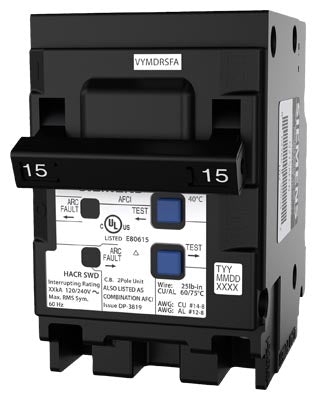 Siemens Q215AFCN Circuit Breaker | 240V 15A 2P 10kA@240V Plug-In