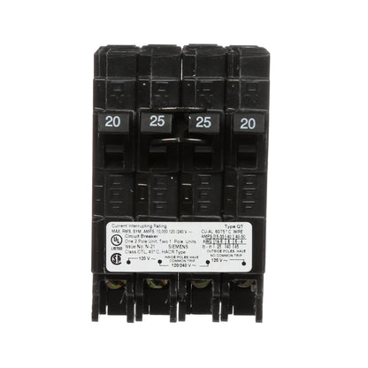 Siemens Q22025CT Circuit Breaker | 240V 25A 2P 10kA@240V Plug-In Q Series