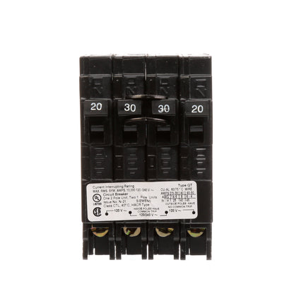 Siemens Q22030CT Circuit Breaker | 240V 30A 2P 10kA@240V Plug-In Q Series
