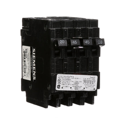 Siemens Q22045CT Circuit Breaker | 240V 45A 2P 10kA@240V Q Series