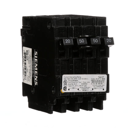 Siemens Q22050CT Circuit Breaker | 240V 50A 2P 10kA@240V Plug-In Q Series