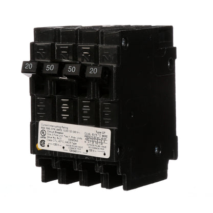 Siemens Q22050CT Circuit Breaker | 240V 50A 2P 10kA@240V Plug-In Q Series