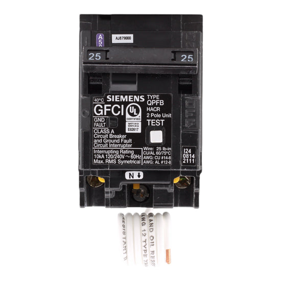 Siemens Q225GF Circuit Breaker | 120/240V 1 Phase Molded Case