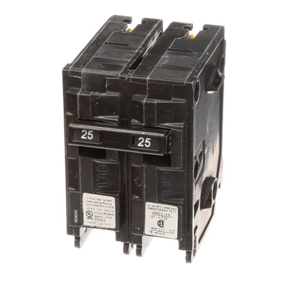 Siemens Q225H Circuit Breaker | 240V 25A 2P 22kA@240V Plug-In