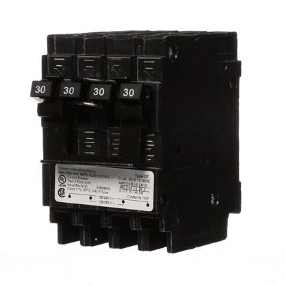 Siemens Q23030CT2 Circuit Breaker | 240V 30A 2P 10kA@240V Plug-In Q Series