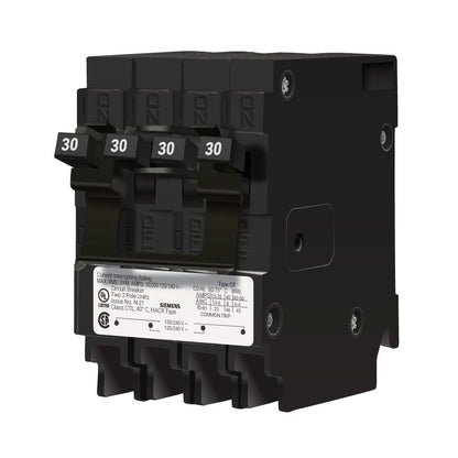 Siemens Q23030CT2 Circuit Breaker | 240V 30A 2P 10kA@240V Plug-In Q Series