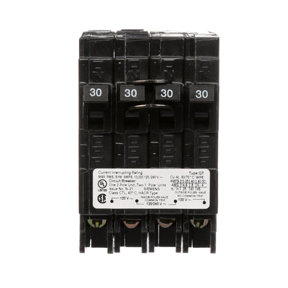 Siemens Q23030CT Circuit Breaker | 240V 30A 2P 10kA@240V Plug-In Q Series