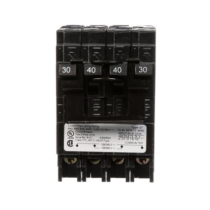 Siemens Q23040CT2 Circuit Breaker | 240V 30A 2P 10kA@240V Plug-In Q Series