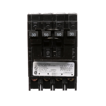 Siemens Q23050CT2 Circuit Breaker | 240V 30A 2P 10kA@240V Plug-In Q Series