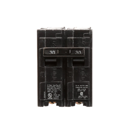 Siemens Q230 Circuit Breaker 120/240V 30A 2P 10kA@240V Plug-In Q Series