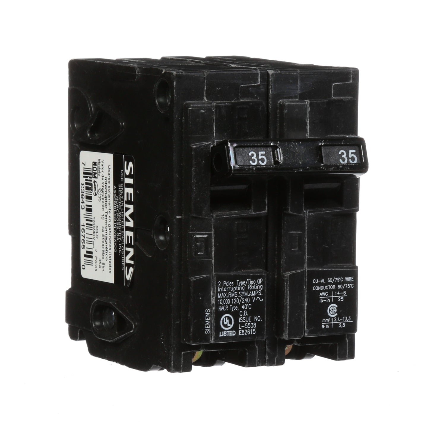 Siemens Q235 Circuit Breaker | Q Series QP 240V 35A