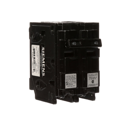 Siemens Q240H Circuit Breaker | 240V 40A 2P 22kA@240V Plug-In Q Series