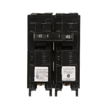 Siemens Q245H Circuit Breaker | 240V 45A 22kA@240V Plug-In Q Series